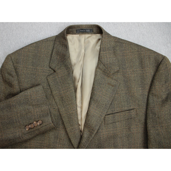 Lauren Ralph Lauren Other - Lauren Ralph Lauren Blazer Mens Size 42S Plaid 100% Lamb's Wool 2 Button Notch